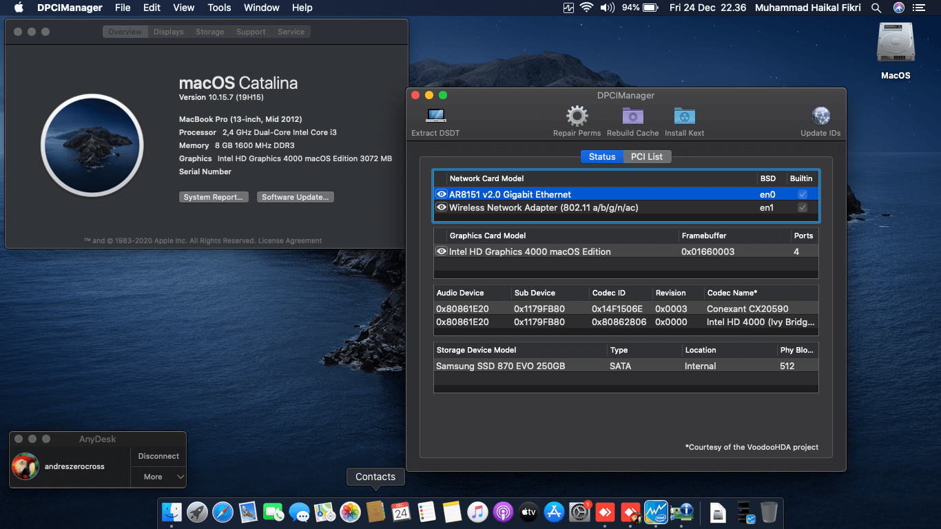 Toshiba Satellite M840 2nd [Ivy Bridge + Intel HD 4000 + PS2] 1